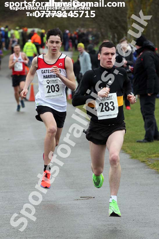 Senior mens NECAA Road Relays Champs., Hetton Lyons Oark, Hetton-le-Hole. Photo: David T. Hewitson/Sports for All Pics